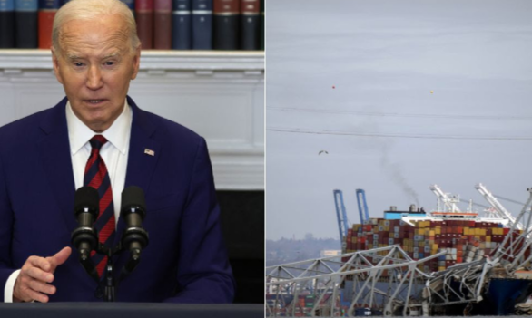 Biden Has News for Taxpayers About Collapsed Baltimore Bridge