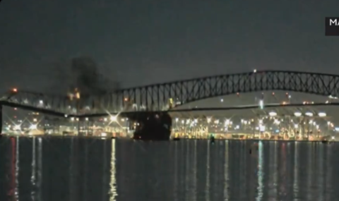 Watch: Ship Behaved Erratically Just Before Slamming Into Bridge