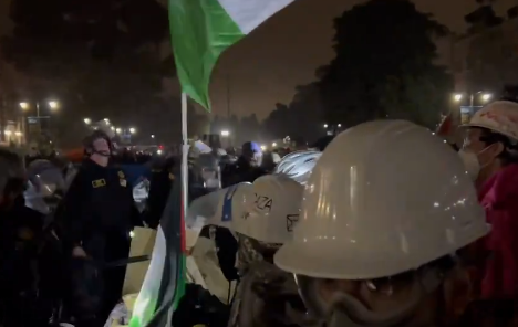 Absolute Chaos' Erupts as Police Take UCLA Encampment by Force