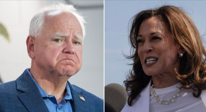 Kamala Harris' Campaign Scrambles to Fix VP Pick's Biography After He Lies About Military Record, But It's Too Late