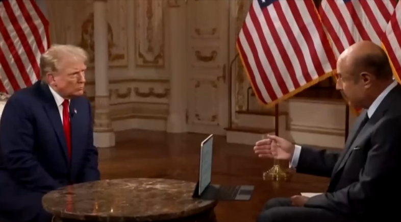 ‘Oh My God’: Dr. Phil Shows Trump a Document That Gets His Attention