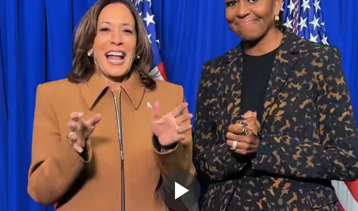 Viral Video Featuring Kamala Harris and Michelle Obama Raises Eyebrows