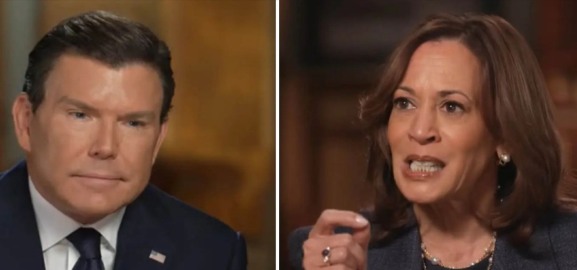 Bret Baier Shares ‘Behind The Scenes’ Photo of Kamala Harris