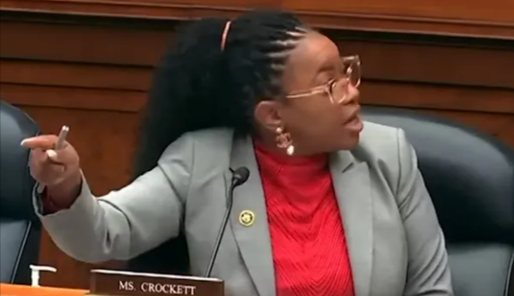 Democratic Rep. Jasmine Crockett Screams Anti-White Rant During Hearing