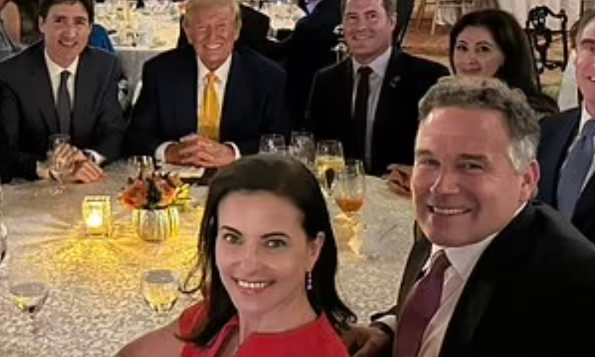 Unusual Moment Caught in Mar-a-Lago Photo with Trump and Trudeau