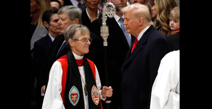 Trump Issues Blistering Response to Woke 'So-Called Bishop': 'Nasty in Tone and Not Compelling'