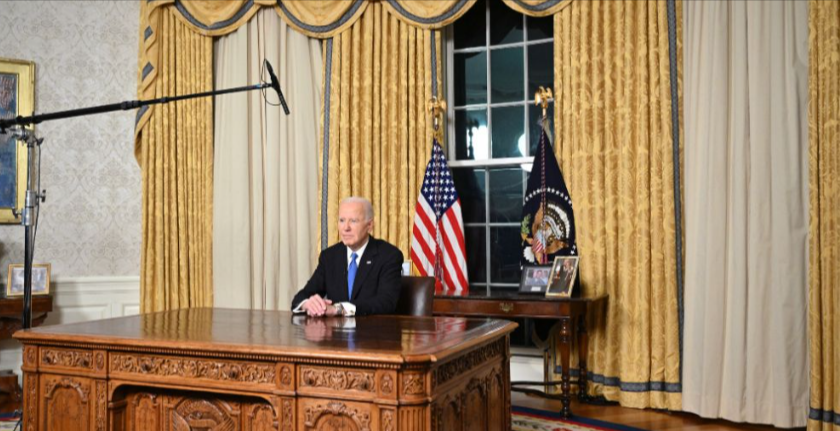 Pool Photographer Catches Embarrassing Detail During Biden's Last Address - Can You Spot It?