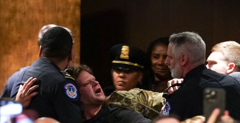 Chaos Erupts At Hegseth’s Confirmation As Protestors Hijack Hearing