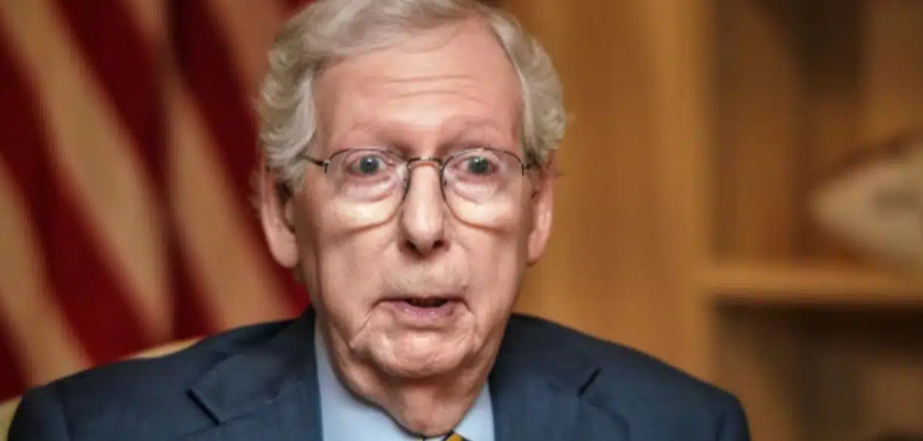 Image Of Mitch McConnell Goes Viral After Fall