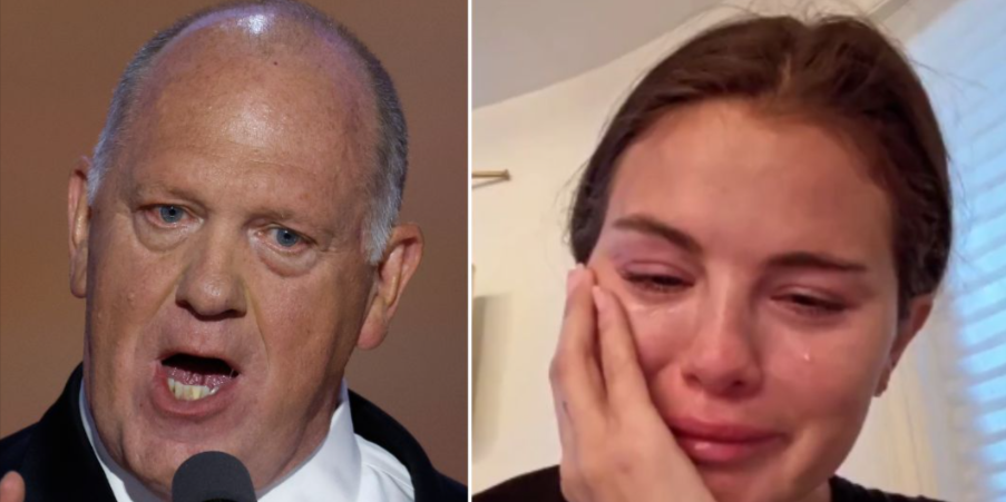 Watch: Tom Homan Issues Unflinching Response as Actress Selena Gomez Sobs About Deportations