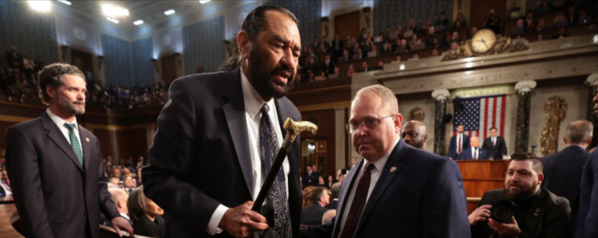 Sergeant at Arms Removes Belligerent House Democrat from Trump's Address to Congress